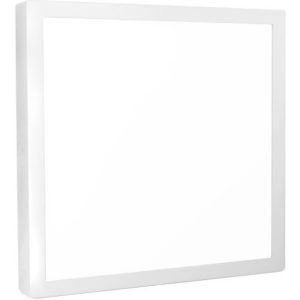 Plafon Led Sobrepor 36w 40x40 Quadrado 4000k Branco-Neutro