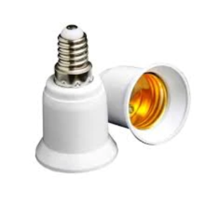 Kit Com 5 Soquete Adaptador E14 Para E27