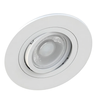 Kit Com 5 Spot De Embutir Redondo Dicroica Mr16 Gu10