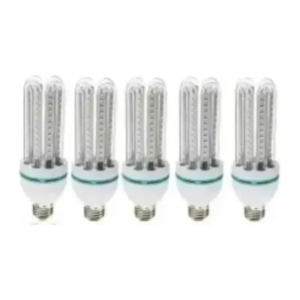 Kit 5 Lâmpada Led 12w 4u E27 Bivolt 6500k 127/220v - Quente