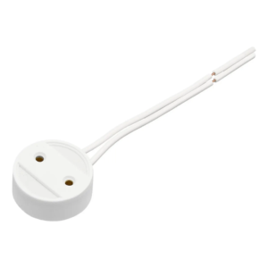 Kit 10 Soquete T8 Lâmpada Tubular Com Rabicho + 10 Presilhas