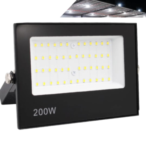 Refletor Led Holofote 200w Bivolt Ip66 6500k Preto - Yoe Pro